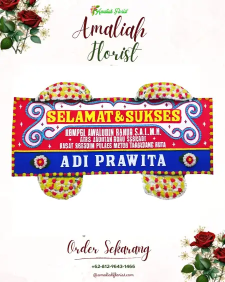 Papan Bunga Ucapan Selamat Pagerlor